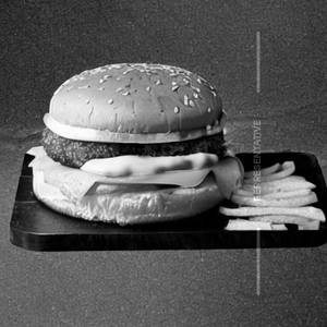 Cheesy grilled burger