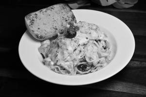 Chicken Steak With Mustard And Mushroom Sauce