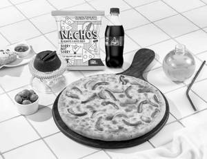 Farm Feast Pizza [7" Regular] + Chocolava + Nac...