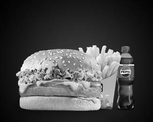 Veg Snacker Burger Combo