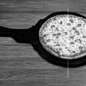 Cheesy juice delight pizaa