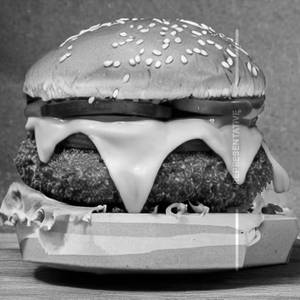 Cheesy spicy burger