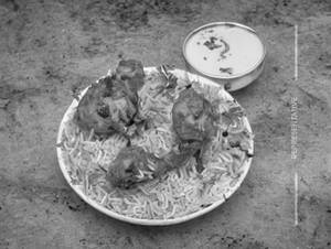 Chicken tikka biryani