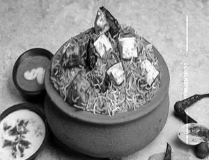 Paneer biryani