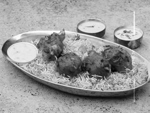 Chicken Kabab Biryani