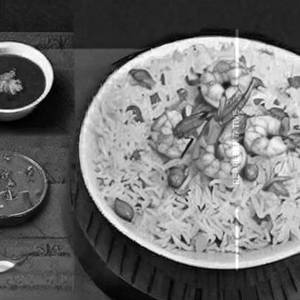 Prawns Schezwan Rice