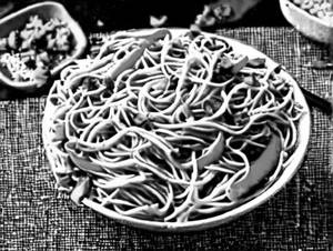 Veg Burnt Garlic Noodles