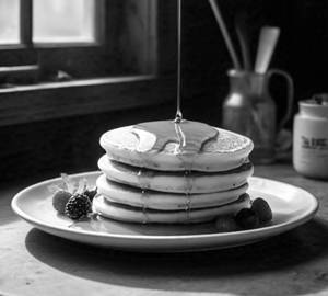 Classic Butter & Honey Pancakes