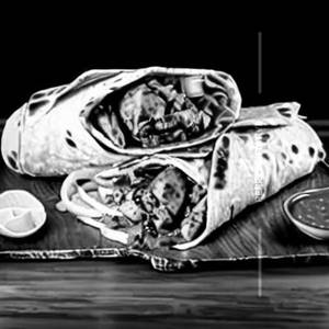 Chicken Tikka Shawarma Roll