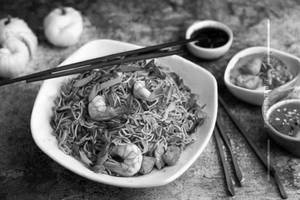 Singapore Noodles Prawns