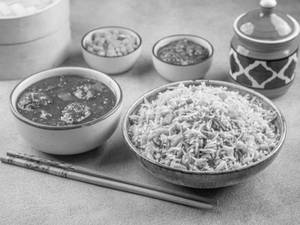 Manchurian Rice With Gravy