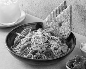 Grilled Chicken Spaghetti Aglio E Olio