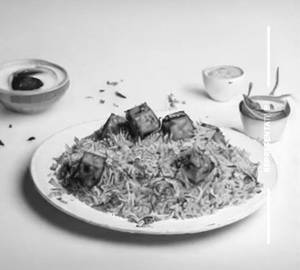 Paneer tikka biryani