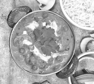 Mushroom Masala. Full