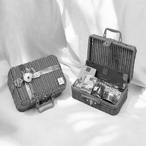 ZOROY Anytime Mini Cane Picnic Hamper
