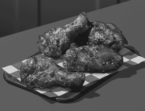 Baked Southern Fiery Chicken Wings 4pc