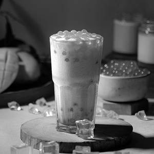 Mango Coconut Smoothie Strawberry Bubble Tea