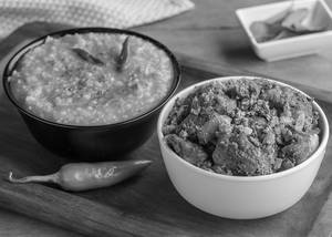 Rasam Rice + Kozhi Muttai Varuval