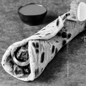 Punjabi mushroom tikka roll