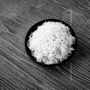 White steam rice