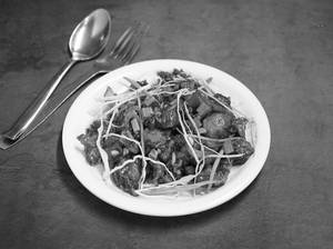 Mushroom Manchurian Dry