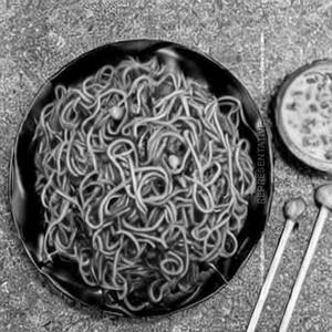 Manchurian Noodles Mushroom