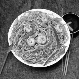 Prawns Hakka Noodles