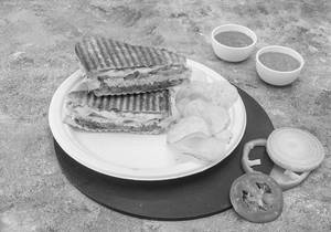 Veg Masala Cheese Grill Sandwich