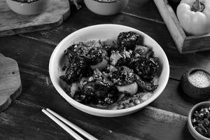Mushroom Black Bean Dry