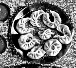 Veg fry momos