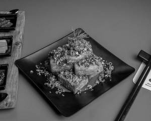 Turnip Cake With Crispy Chilli Garlic