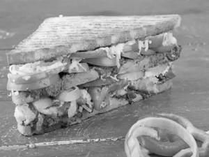 Samosa Cheese Grill Sandwich