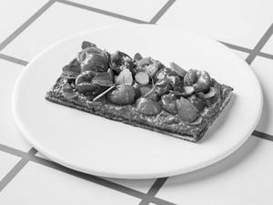Basil Pesto Open Toast