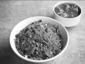 Veg Tripple Schezwan Fried Rice With Gravy