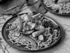 Baby Corn Noodles