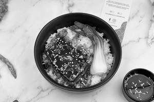 Grilled Salmon Rice Bowl