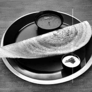 Butter Schezwan Sada Dosa