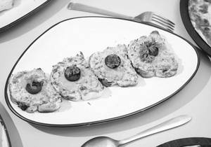 Creamy Mushroom Bruschetta