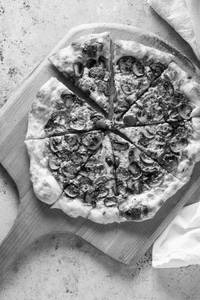 Shroom Theriyaki Pizza