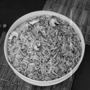 Mushroom Schezwan Fried Rice