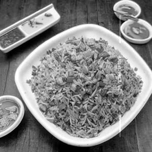 Mushroom Schezwan Fried Rice