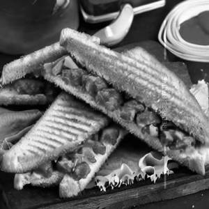 Chicken Manchurian Grill Sandwich