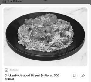 Hyderabadi chicken biryani 700 gram  peace5