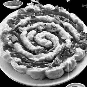 Cottage Cheese Pinwheel- Kadai Gravy