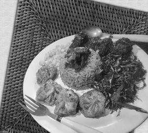 Chicken Fried Rice, Momo, Chicken Chilli (Combo)