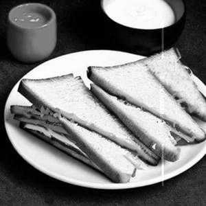 Masala toast cheese sandwich