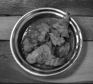 Chicken fry semi gravy plate