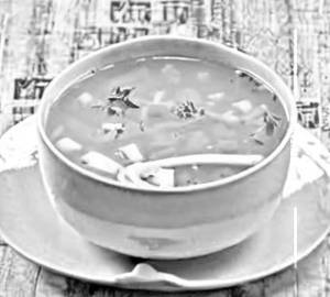 Veg clear soup