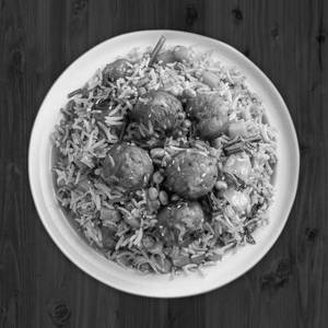 Manchurian with fried rice