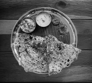 Rawa Onion Masala Dosa